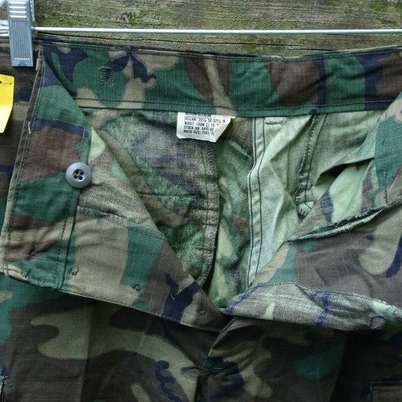 NEW 78' USMC Military Trouser RDF RipStop ERDL Hot Weather Camo Pants Med Reg - Picture 9 of 12